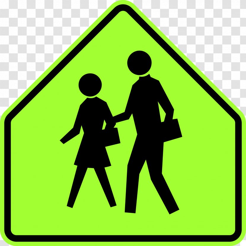 School Zone Traffic Sign Manual On Uniform Control Devices Safety - Crossing Transparent PNG