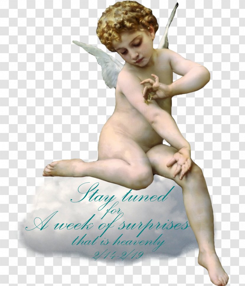 Cupid With Butterfly Fairies And Fusiliers Figurine Book - Fictional Character Transparent PNG