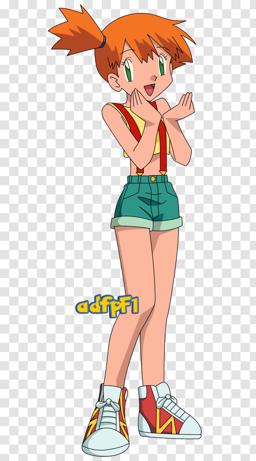 Misty Pokémon X And Y Omega Ruby Alpha Sapphire Ash Ketchum - Watercolor - Pokemon Transparent PNG