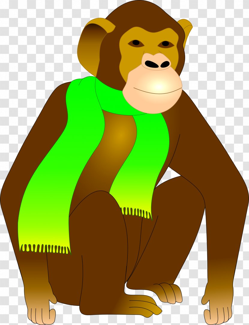 Gorilla Clip Art - Vertebrate - Ape Transparent PNG