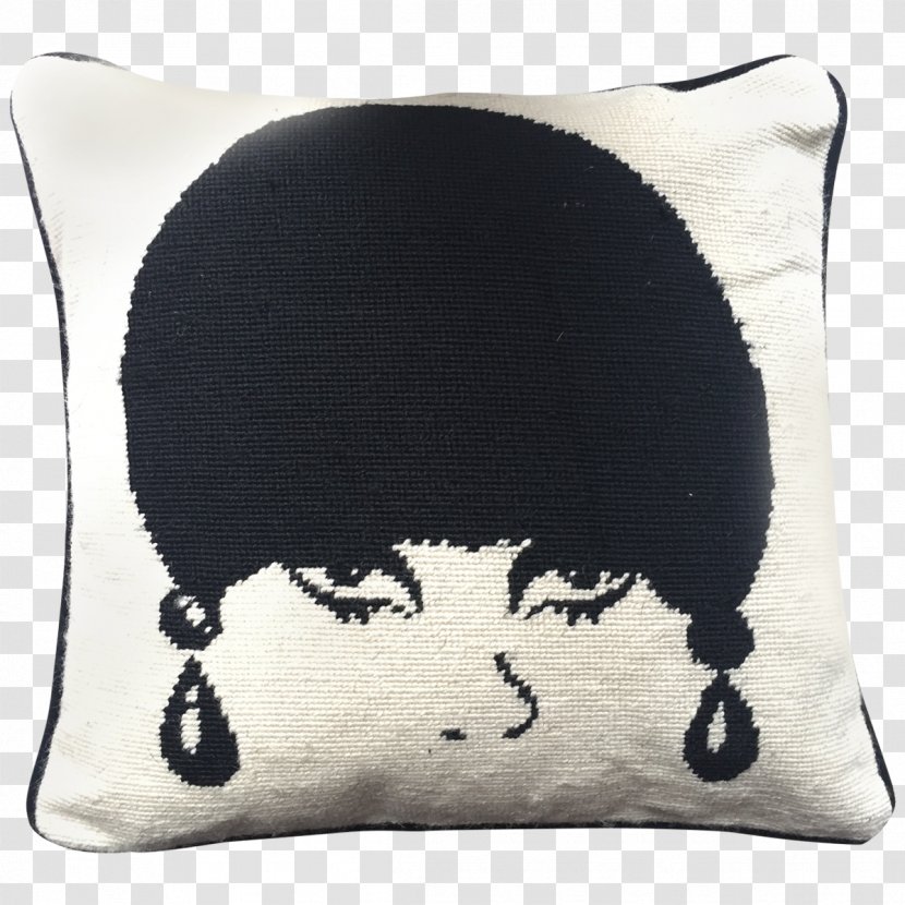 Throw Pillows Cushion Model Bargello - Black - Pillow Transparent PNG