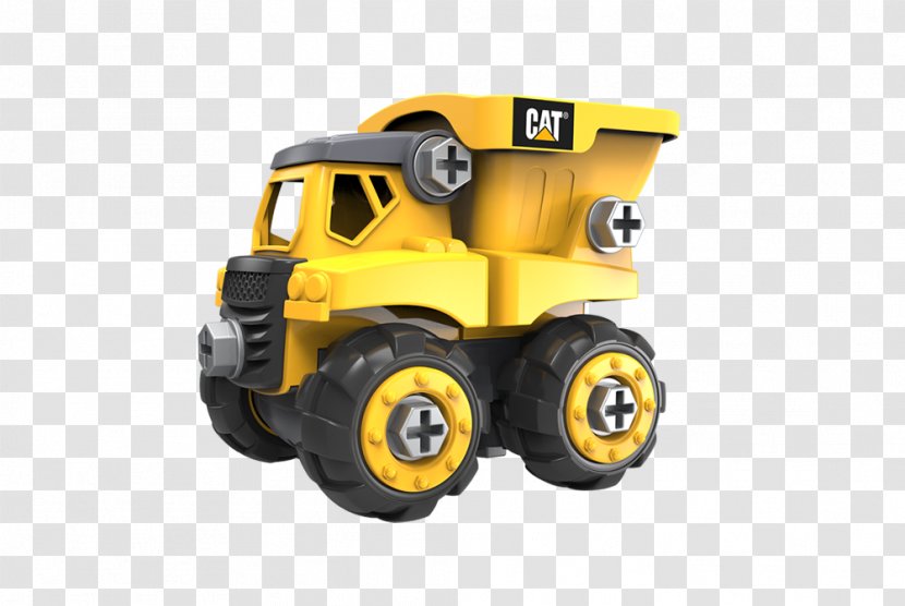 Caterpillar Inc. Car Toy Vehicle Dump Truck - Construction Equipment Transparent PNG