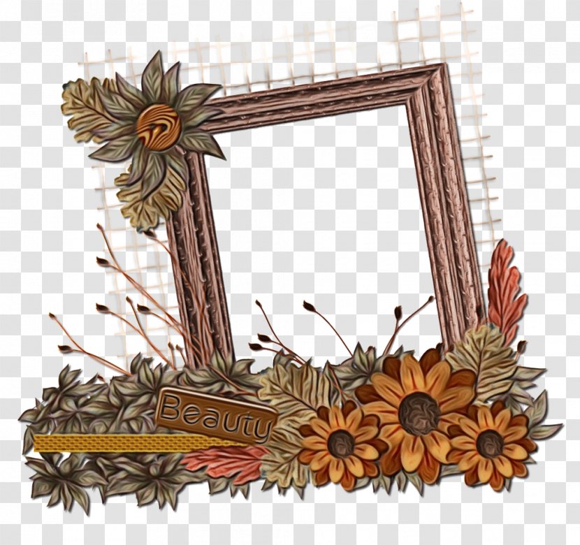 Watercolor Background Frame - Floral Design - Floristry Wildflower Transparent PNG
