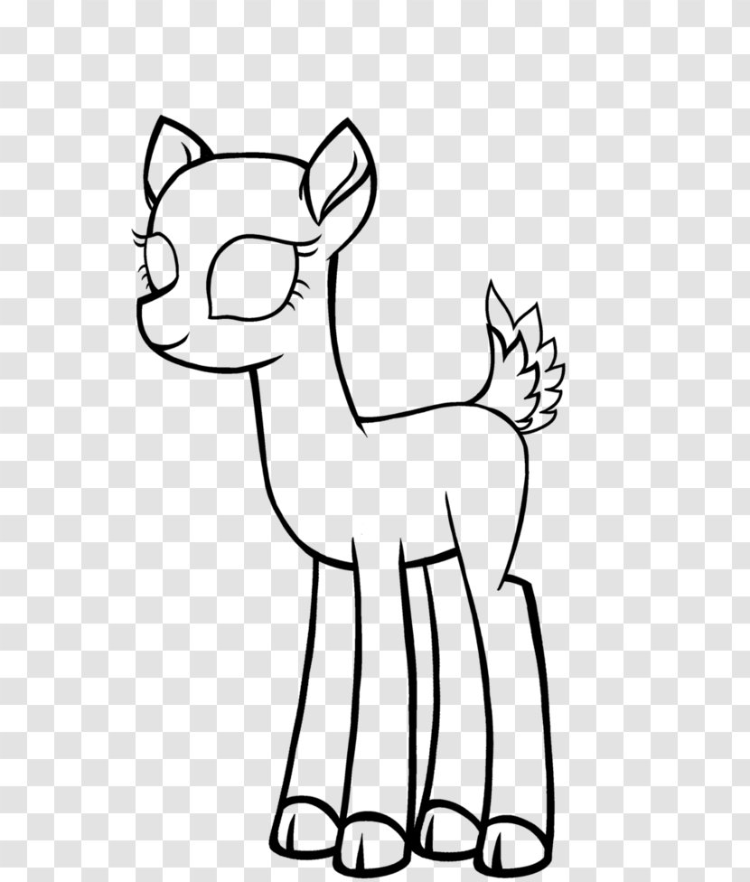 Pony DeviantArt Drawing Clip Art - Vertebrate - Large Deer Head Transparent PNG