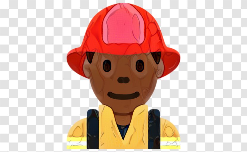 Fire Emoji - Cap - Hard Hat Transparent PNG