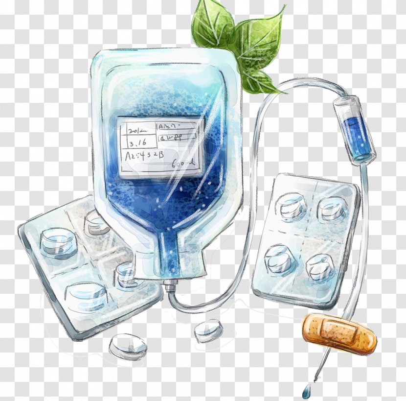 Injection Intravenous Therapy Medicine Hospital Illustration - Medical - Drug Hanging Needle Transparent PNG