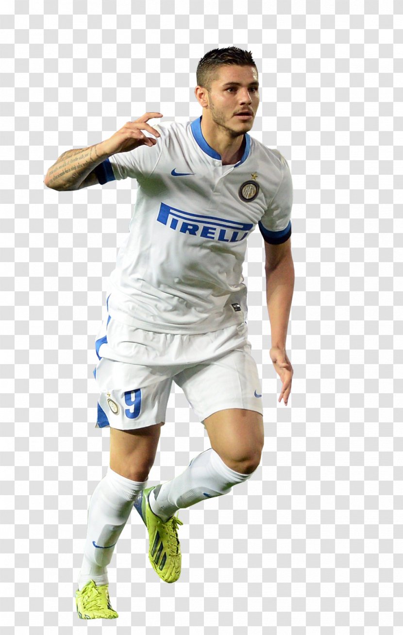 Mauro Icardi Jersey Team Sport Inter Milan Football - Neymar Transparent PNG