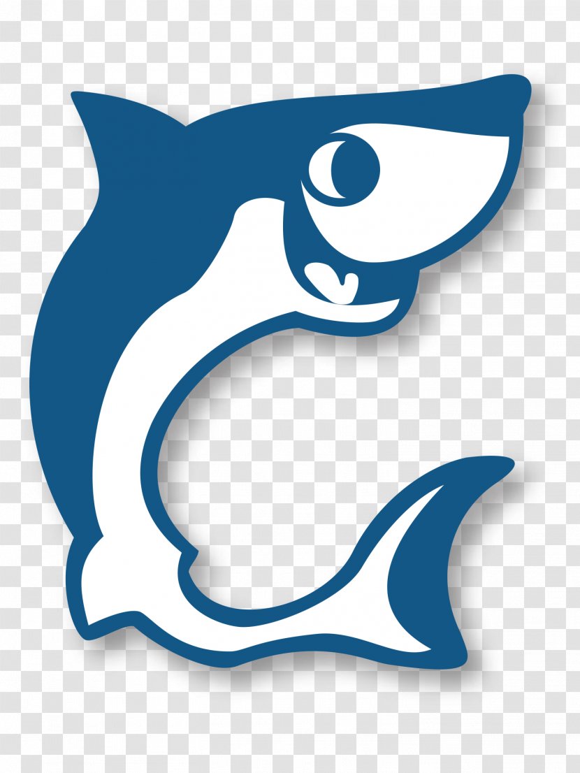 Dolphin Cartoon White Line Clip Art - Fish Transparent PNG