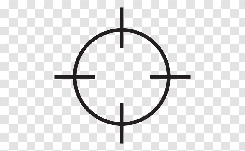 Vector Graphics Reticle Illustration Clip Art - Parallel - Aim Icon Transparent PNG