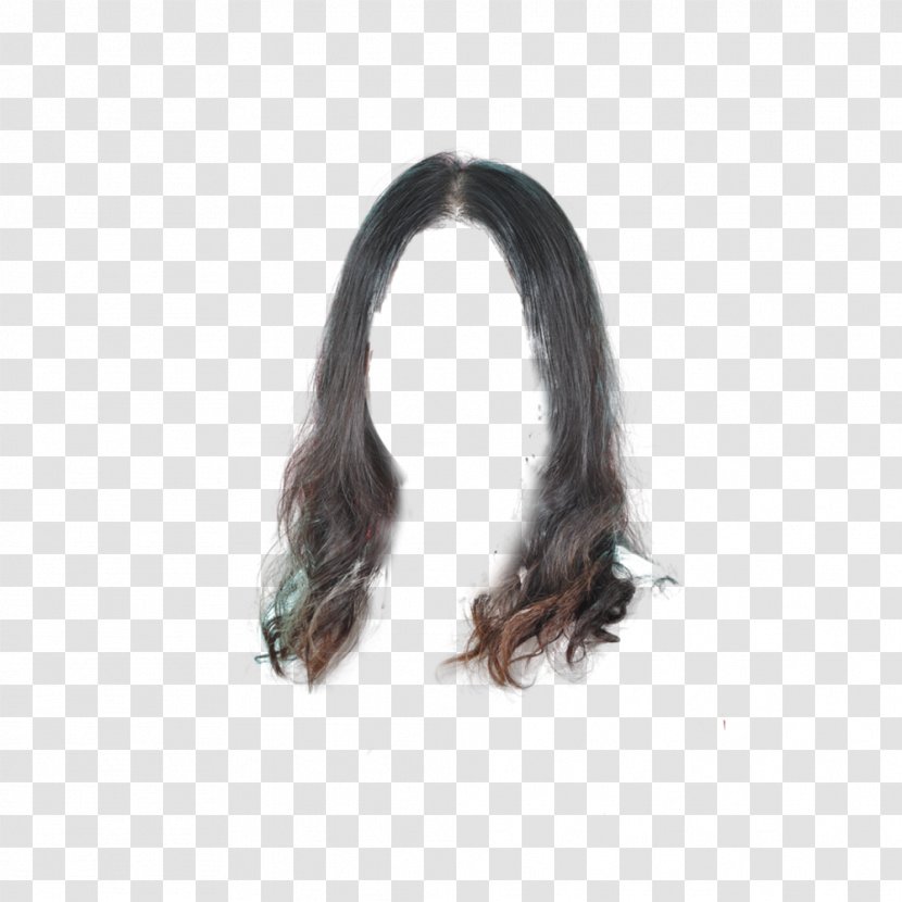 Wig Hair HD PERUCAS - Black Transparent PNG