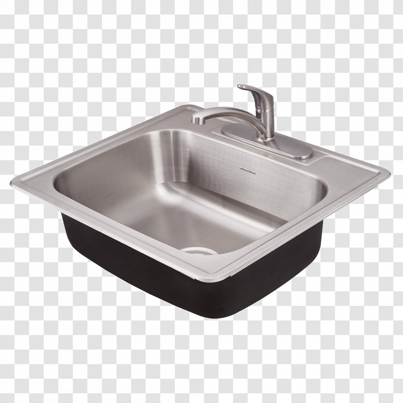 Sink Stainless Steel American Standard Brands Kitchen Drain - Drainage Transparent PNG