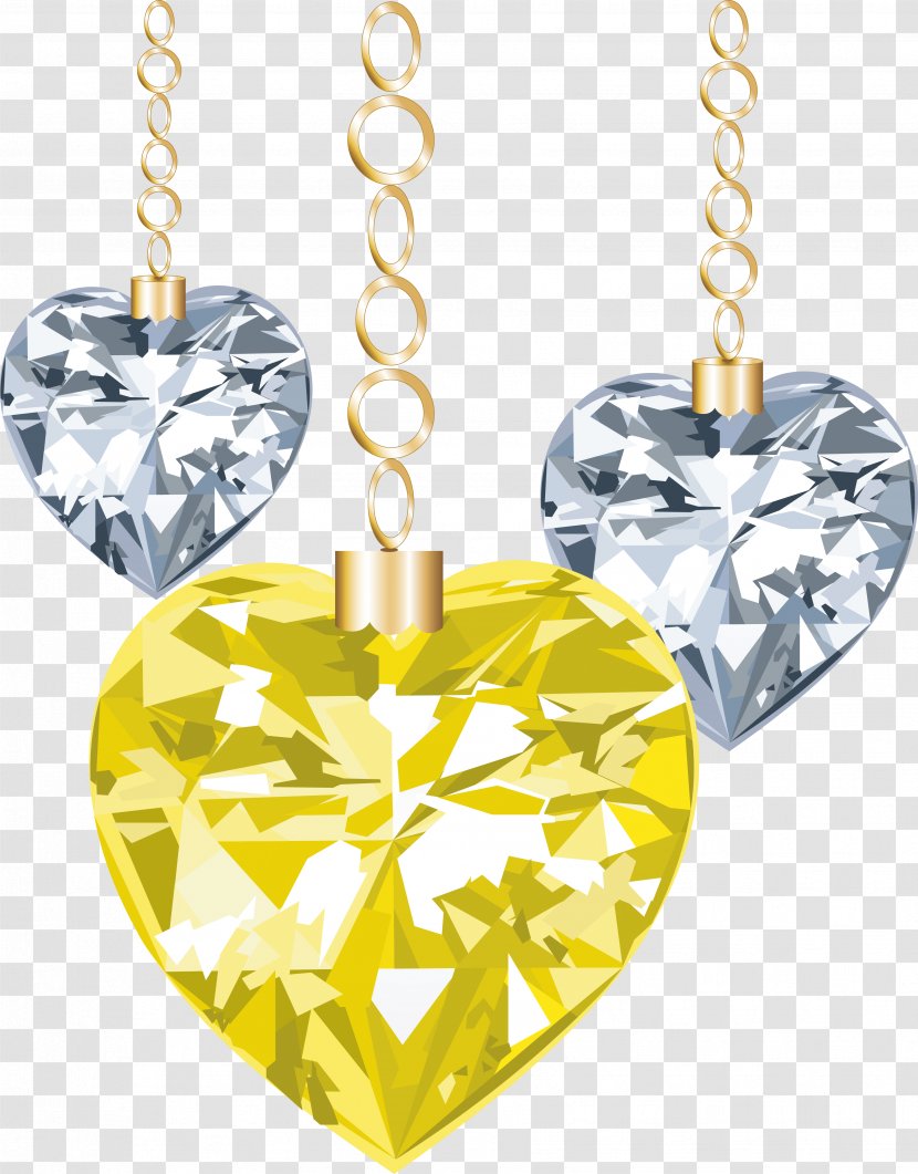 Photography Diamond Crystal - Royaltyfree - Gold Heart Transparent PNG