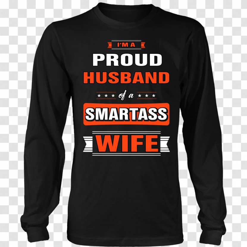 Long-sleeved T-shirt Hoodie - Brand - Wife Husband Transparent PNG