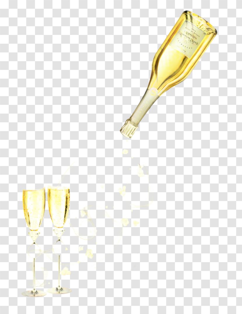 Wine Glass - White - Tableware Transparent PNG