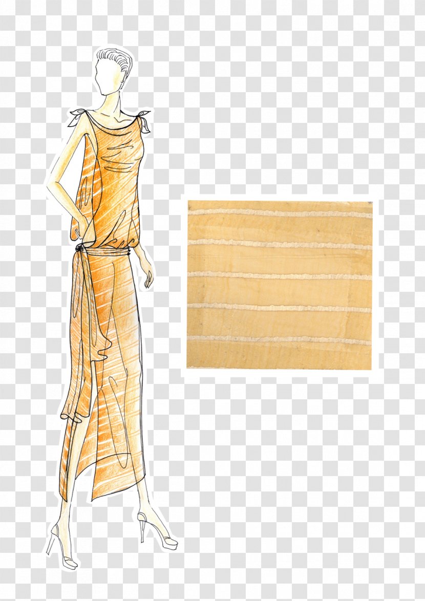 Yellow Background - Standing - Art Drawing Transparent PNG
