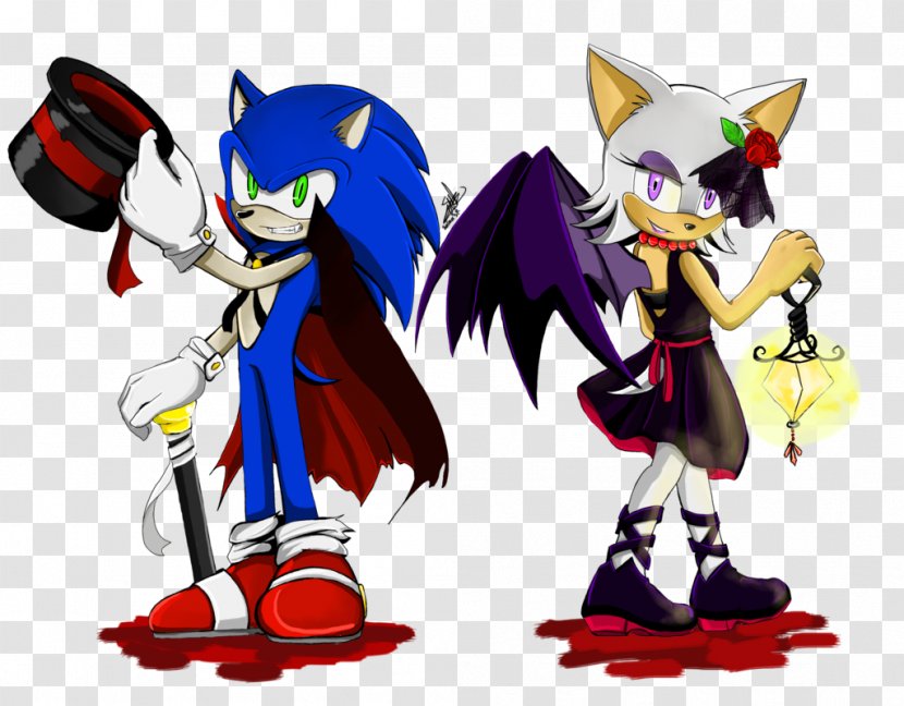 Sonic Runners The Hedgehog 2 Rouge Bat Thepix - Silhouette Transparent PNG
