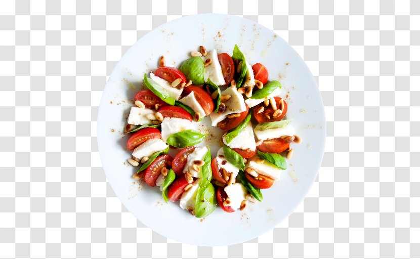 Israeli Salad Caprese Greek Pizza - Appetizer Transparent PNG