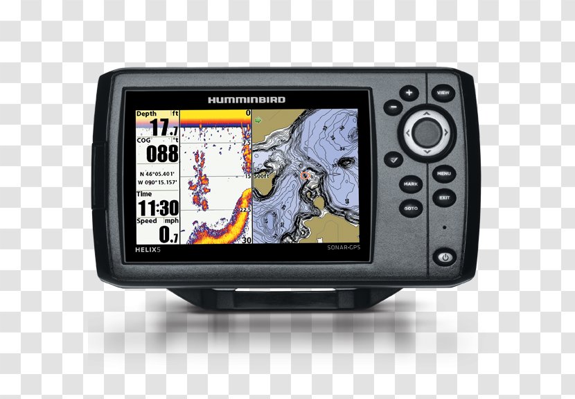 Fish Finders Chartplotter Chirp Transducer Sonar - Fishing - Hummingbird Paint Transparent PNG