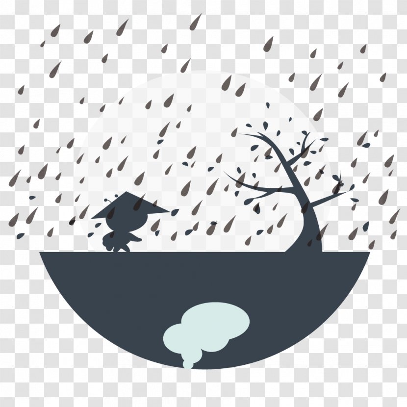 Metaphor Icon - Black - Cartoon Rain Travel Page Transparent PNG