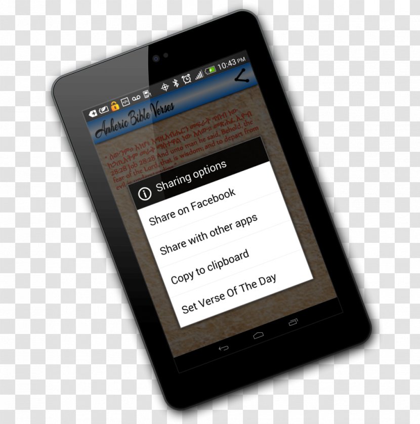Feature Phone Smartphone Bible Android - Tablet Computer - Verses Transparent PNG