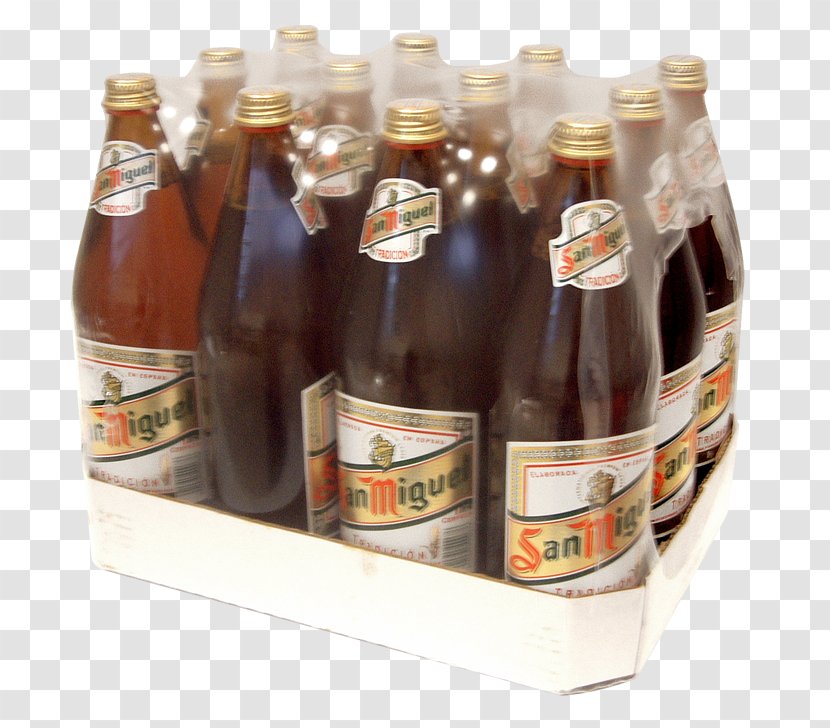 Beer Bottle Fizzy Drinks Beverage Can - San Miguel Transparent PNG