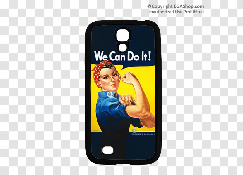 We Can Do It! World War II Rosie The Riveter United States Of America Effort - Mobile Phone Accessories Transparent PNG