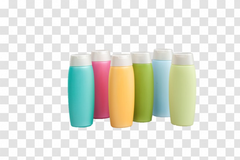 Plastic Bottle Water Bottles - Color Dynamic Lines Transparent PNG