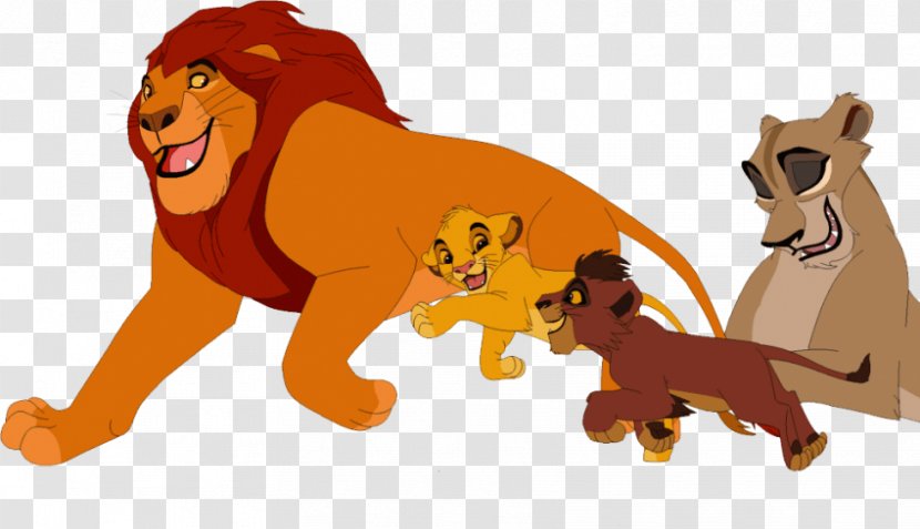 Lion Simba Nala Mufasa Zazu - Big Cats Transparent PNG