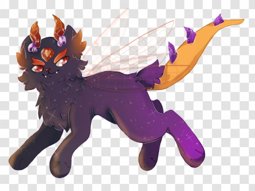 Horse Animal Figurine Violet Purple - Fictional Character - Dragon Fly Transparent PNG