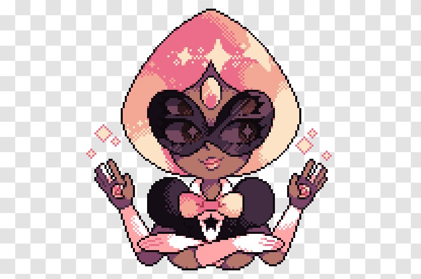 Garnet Pixel Art Onyx Pearl - Flower - Ruby Transparent PNG