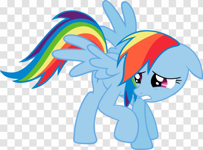 Rainbow Dash Applejack Rarity Pony - Cartoon Transparent PNG