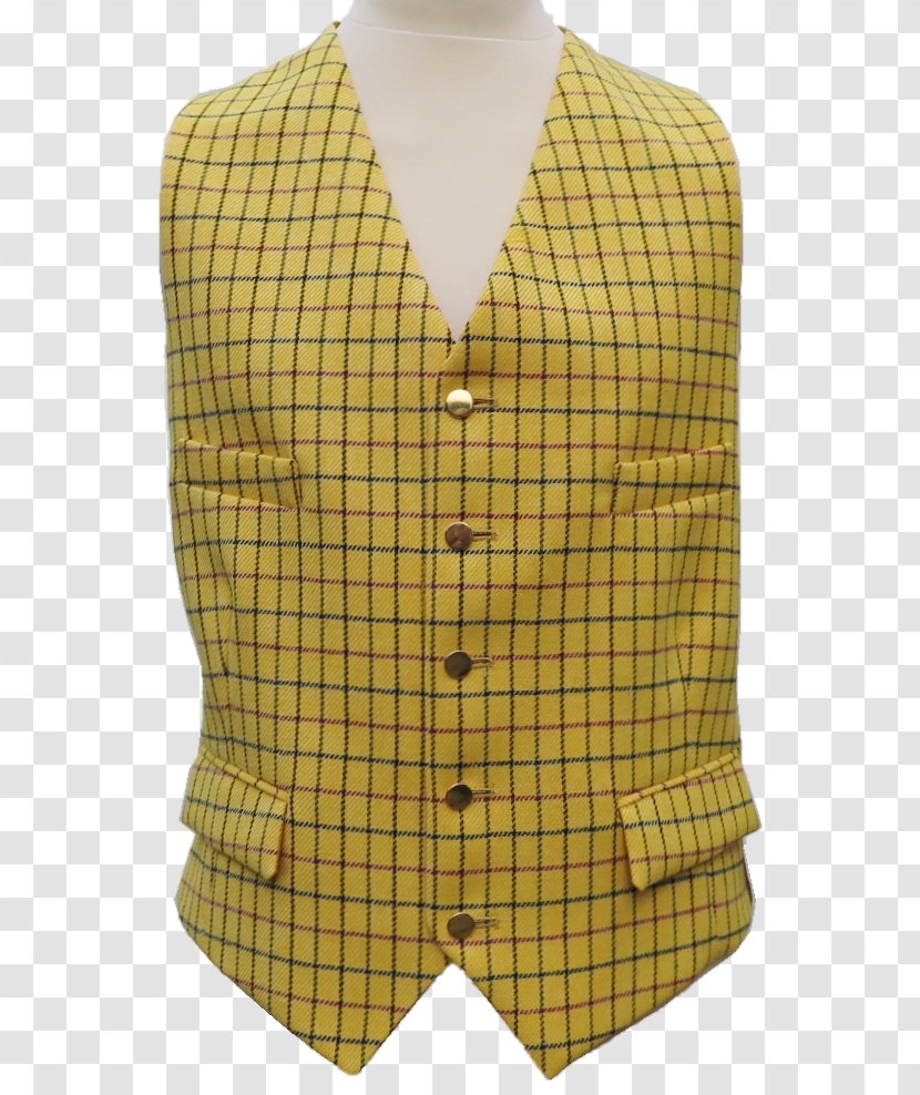 Waistcoat Tattersall Outerwear Check Shirt - United Kingdom Transparent PNG