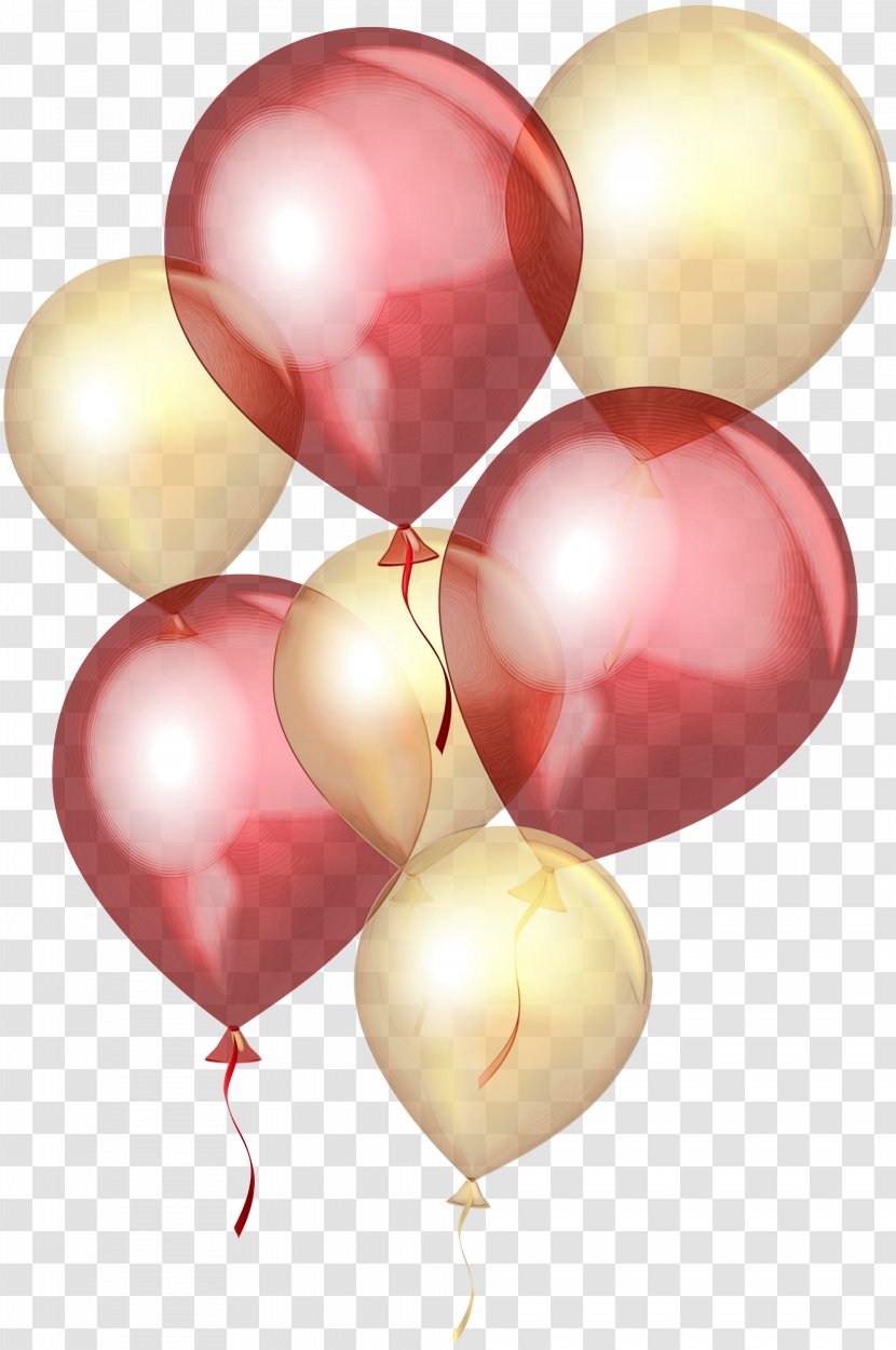 Watercolor Balloon - Magenta - Toy Transparent PNG