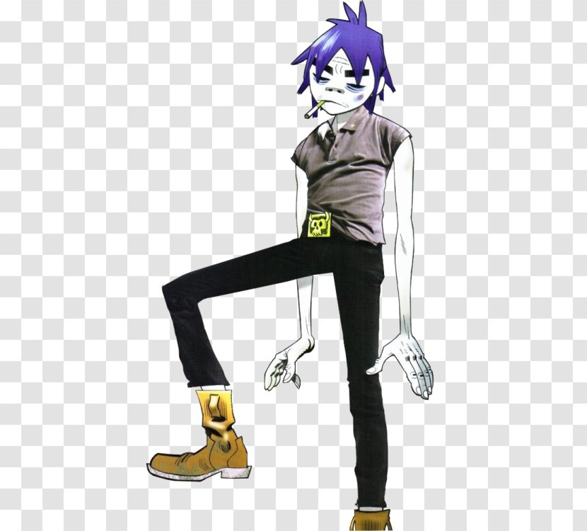 Shoe Character Fiction Costume Animated Cartoon - Flower - Gorillaz Transparent PNG