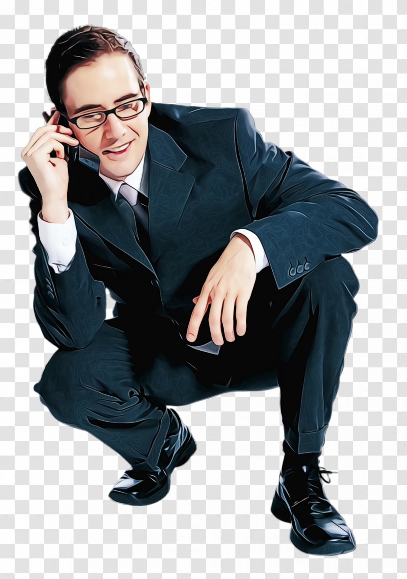 Glasses - Paint - Formal Wear Whitecollar Worker Transparent PNG