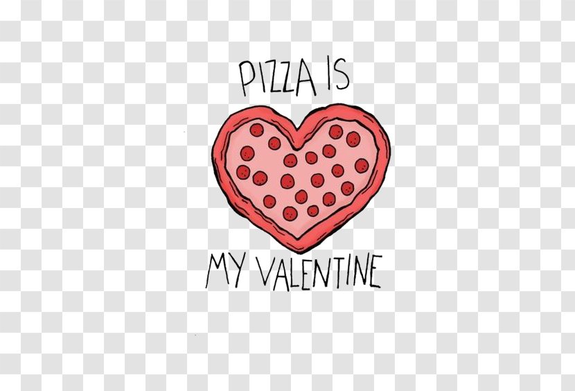 Valentines Day Single Person Singles Awareness February 14 Gift - Cartoon - Pizza Transparent PNG