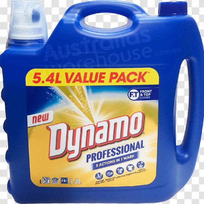 Dynamo Professional Laundry Washing Liquid 5.4l Detergent Motor Oil Product - Tablets Transparent PNG