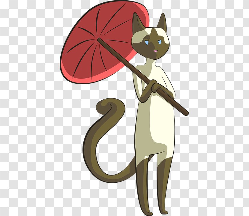 Siamese Cat Tonkinese Kitten Clip Art - Cartoon Transparent PNG