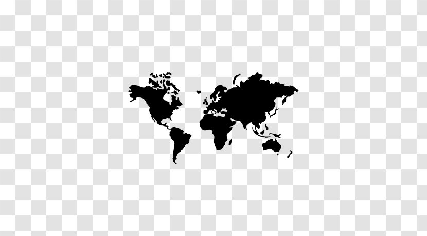 World Map Globe Clip Art - Monochrome Photography Transparent PNG