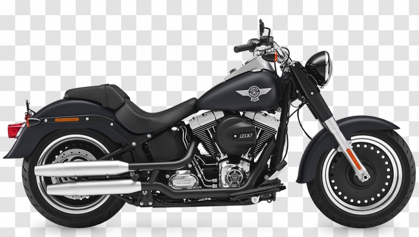 Harley-Davidson FLSTF Fat Boy Softail Motorcycle Street Glide - Automotive Wheel System Transparent PNG