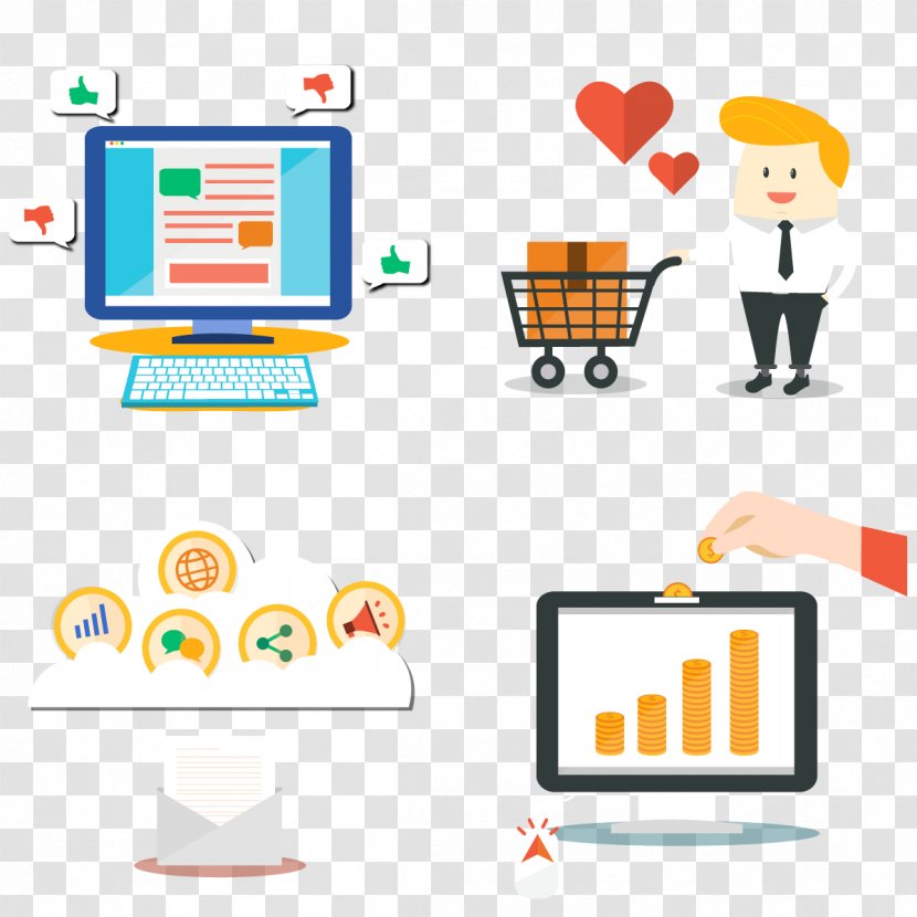 Digital Marketing Social Media Advertising - Screenshot - Vector Computer Shopping Transparent PNG