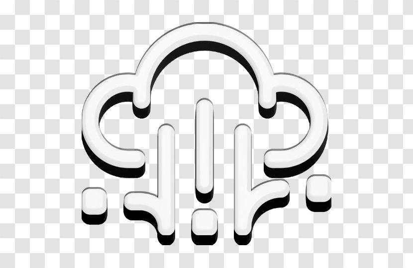 Cloud Icon Forecast Hail - Weather - Symbol Logo Transparent PNG