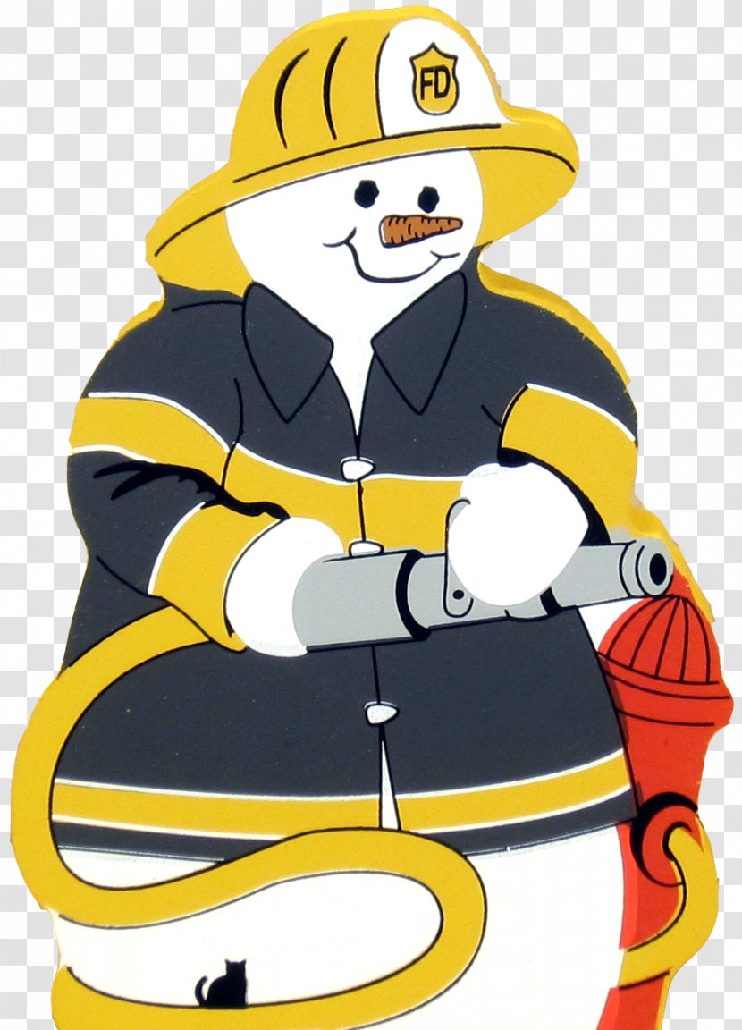 Firefighter's Helmet Snowman Clip Art - Human Behavior - Firefighter Transparent PNG