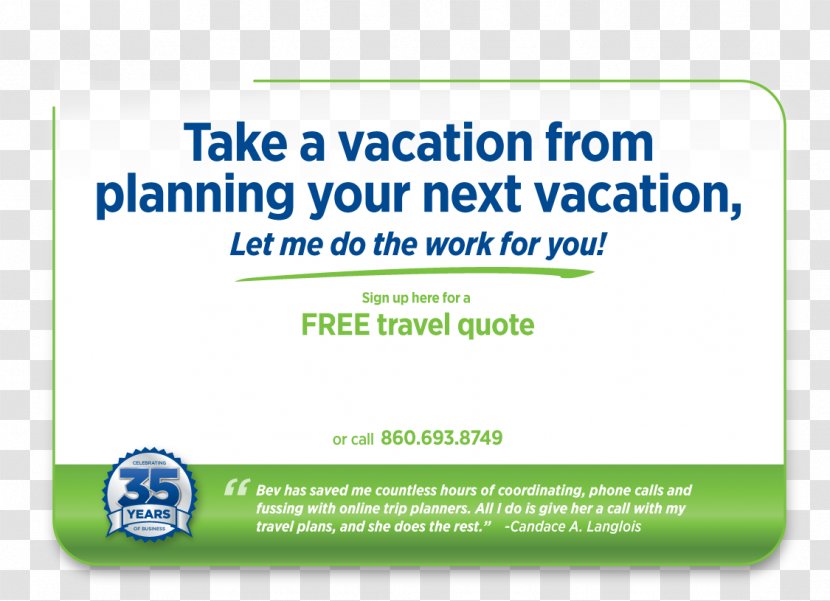 Travel Agent Blog Bradley World Class Inc Email - Quotation - Quote Transparent PNG