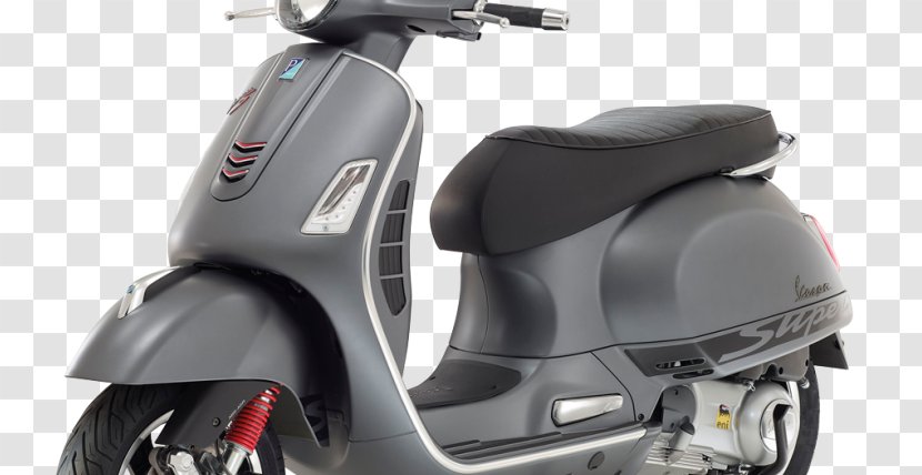 Piaggio Vespa GTS 300 Super Scooter Motorcycle - Accessories Transparent PNG