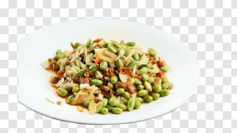 Vegetarian Cuisine Edamame Chinese Vegetable - Pickled Fried Soybeans Duck Transparent PNG