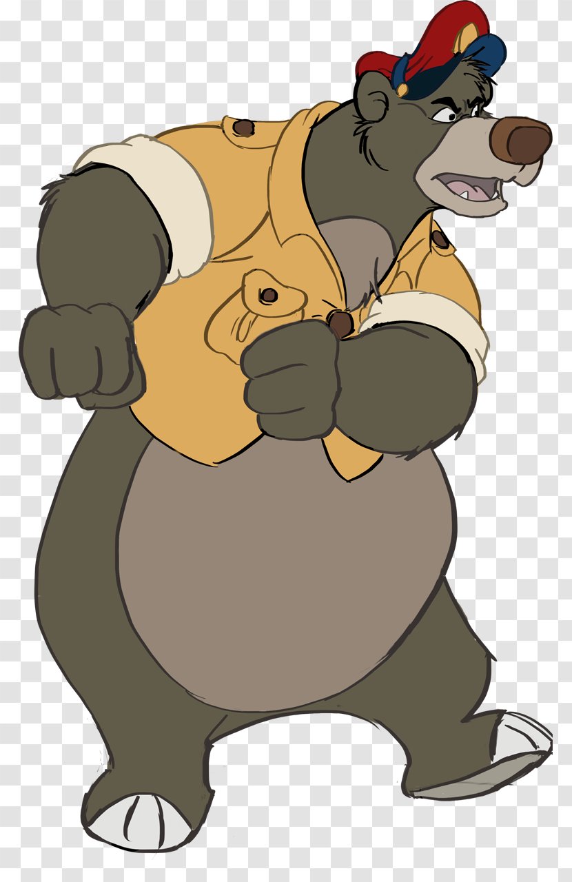 Baloo The Jungle Book Mowgli Cartoon - Second - Character Transparent PNG