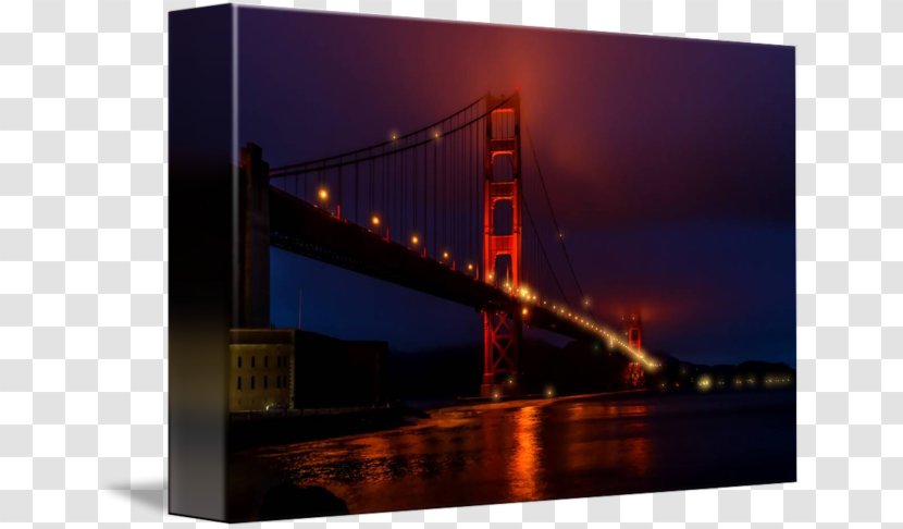 Bridge–tunnel Display Device Computer Monitors - Reflection - Golden Gate Bridge Transparent PNG