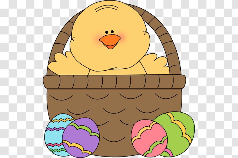 Easter Bunny Basket Egg Clip Art - Cute Cliparts Transparent PNG