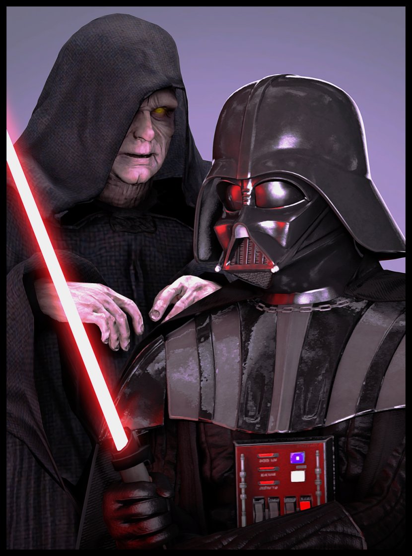 Anakin Skywalker Palpatine Darth Maul Luke Plagueis - Vader Transparent PNG